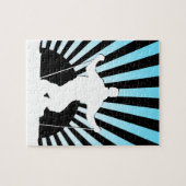 Puzzle downhill skier (Horizontal)