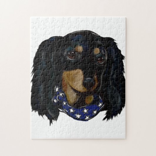 Puzzle Doxie (Vertical)