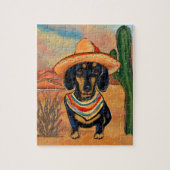 Puzzle Doxie (Vertical)