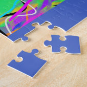 PUZZLE DOXIE NOIR & FEU À POILS LONGS (Côté)