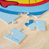 Puzzle Dr. Seuss | Graphisme de tête de chat dans le chap (Côté)