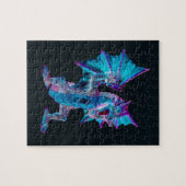 Puzzle Dragon à feu bleu Imaginaire (Horizontal)