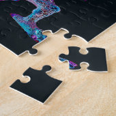 Puzzle Dragon à feu bleu Imaginaire (Côté)