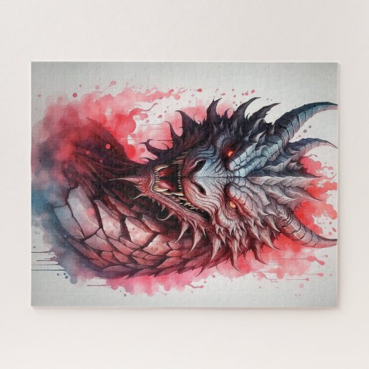 Puzzle Dragon aquarelle (Horizontal)