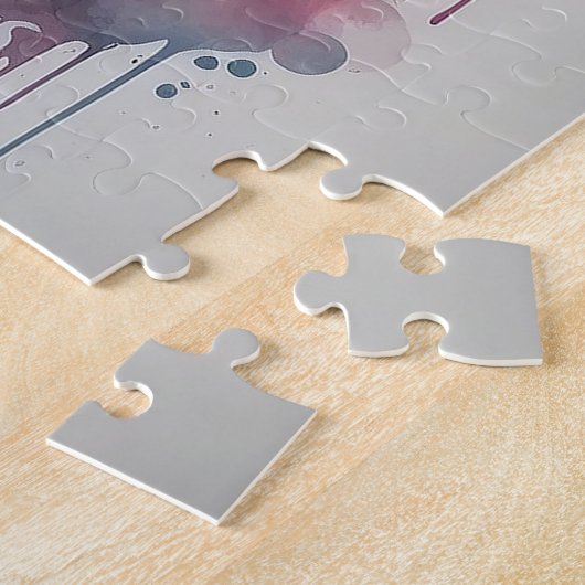 Puzzle Dragon aquarelle (Côté)