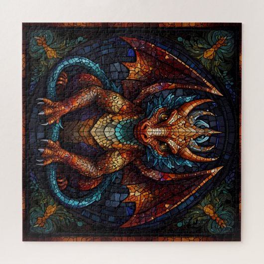 Puzzle Dragon arc-en-ciel multicolore (Horizontal)