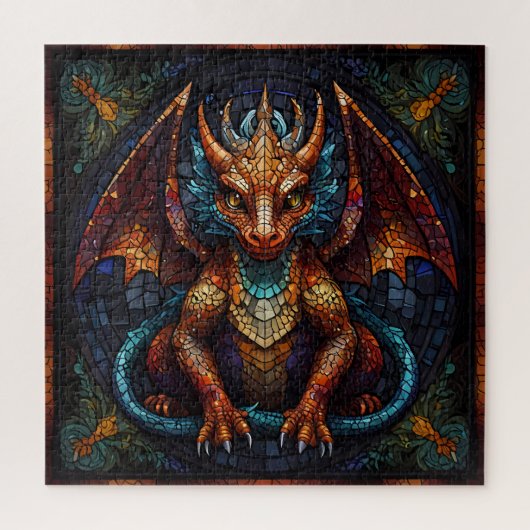 Puzzle Dragon arc-en-ciel multicolore (Vertical)