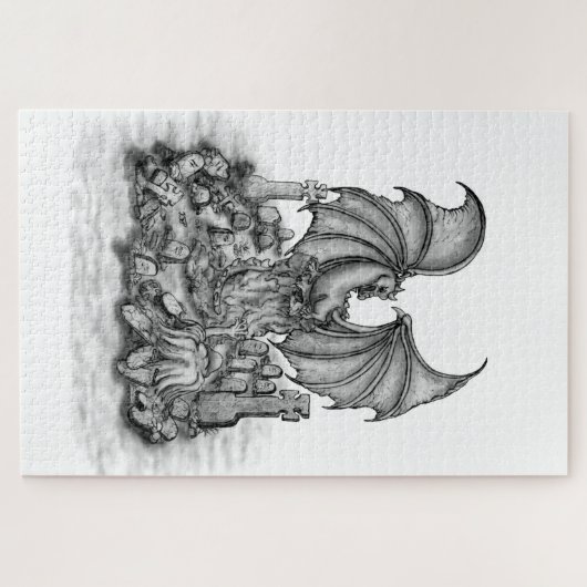 Puzzle Dragon avec Zombie (Horizontal)