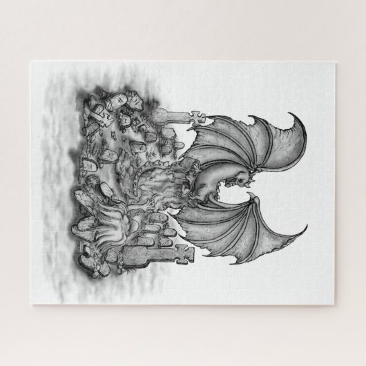 Puzzle Dragon avec Zombie (Horizontal)