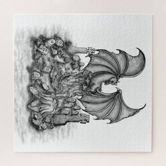 Puzzle Dragon avec Zombie (Horizontal)