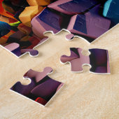 Puzzle Dragon Bébé Bleu Aqua (Côté)