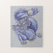 Puzzle Dragon bleu (Vertical)