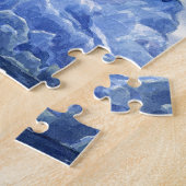 Puzzle Dragon bleu féroce (Côté)