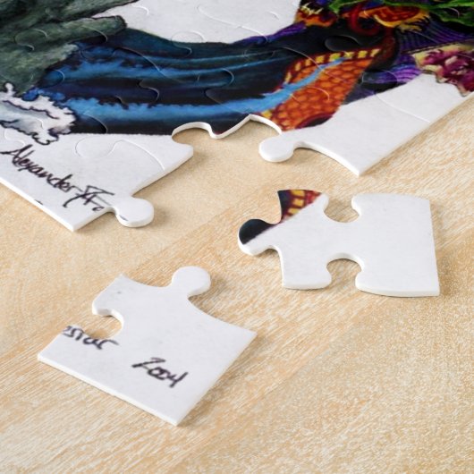 Puzzle Dragon chinois (Côté)