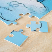 Puzzle Dragon chinois dans les nuages (Côté)