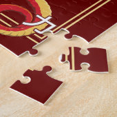 Puzzle Dragon chinois rouge (Côté)