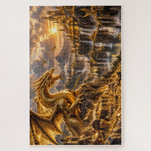 Puzzle Dragon d’Or – Royaume Doré (Vertical)