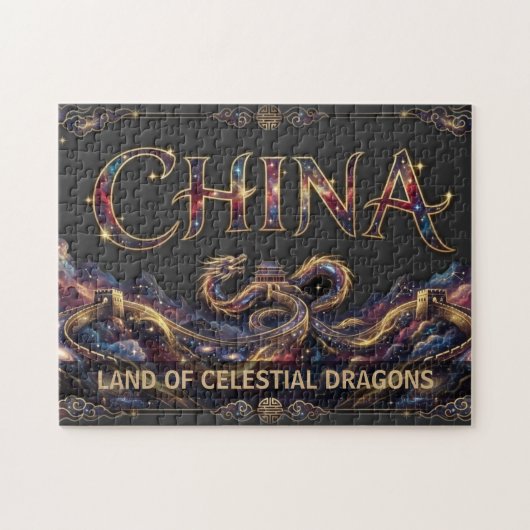 Puzzle Dragon de Chine cosmique Grande Muraille (Horizontal)
