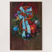 Puzzle Dragon de couronne de Noël (Vertical)
