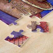 Puzzle Dragon de gâteau d'anniversaire (Côté)