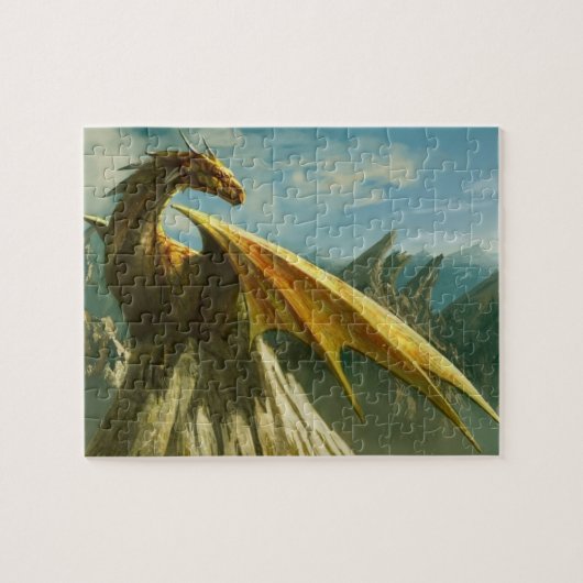 Puzzle Dragon de montagne d'or (Horizontal)