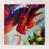 Puzzle Dragon de Noël (2) (Horizontal)