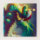 Puzzle Dragon de Noël (3) (Horizontal)