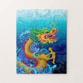 Puzzle Dragon d'or (Vertical)