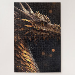 Puzzle Dragon doré