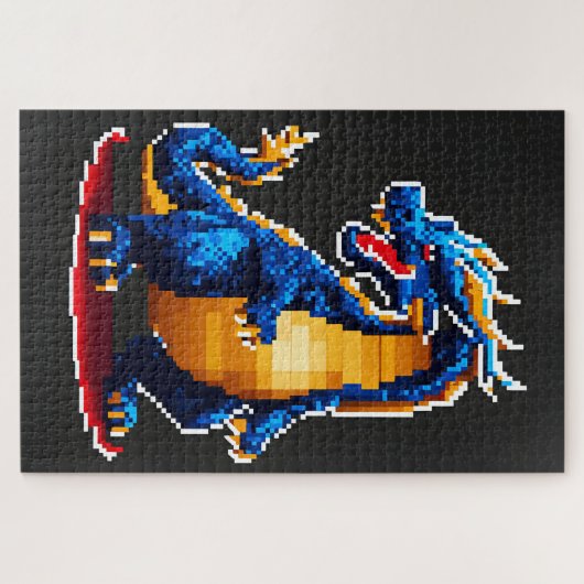 Puzzle Dragon en pixel art (Horizontal)