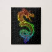 Puzzle Dragon féroce coloré (Vertical)