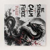 Puzzle Dragon Fort, Calme & Féroce (Horizontal)
