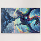 Puzzle Dragon majestueux et coloré (Horizontal)