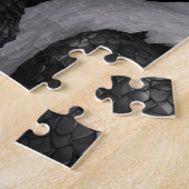 Puzzle Dragon noir et blanc (Côté)