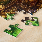 Puzzle Dragon Or Vert avec Livre & Café (Côté)
