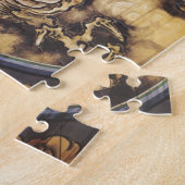 Puzzle Dragon oriental japonais traditionnel - 日本 - 鳴き龍 (Côté)