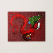 Puzzle Dragon rouge 8x10 (Horizontal)