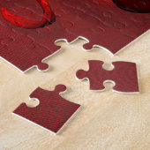 Puzzle Dragon rouge 8x10 (Côté)