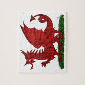 Puzzle Dragon rouge du Pays de Galles (Vertical)