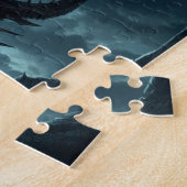 Puzzle Dragon Sombre Médiéval  (Côté)
