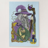 Puzzle Dragon Sorcier Celtique Fantastique Violet (Vertical)