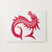 Puzzle Dragon Styled Letter G, Dragon Alphabet, Monogram (Horizontal)