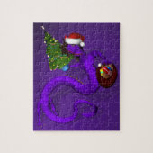 Puzzle Dragon violet 8x10 (Vertical)