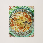 Puzzle Dragonflies de forêt tropicale (Vertical)