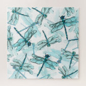 Puzzle Dragonflies élégantes : Aquarelle (Horizontal)