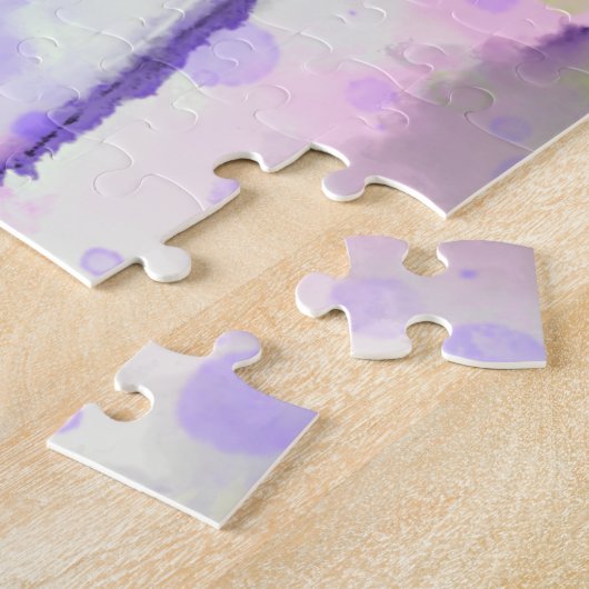 Puzzle Dragonfly and Dandelions - Peinture aquarelle (Côté)