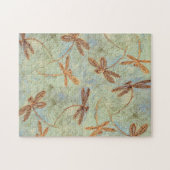 Puzzle Dragonfly Dance Gold (Horizontal)