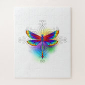 Puzzle Dragonfly en arc-en-ciel (Vertical)