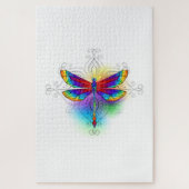 Puzzle Dragonfly en arc-en-ciel (Vertical)