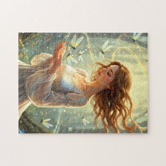 Puzzle Dragonfly Goddess (Horizontal)
